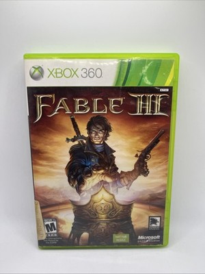 Fable III (Microsoft Xbox 360, 2010) Complete With Manual Tested