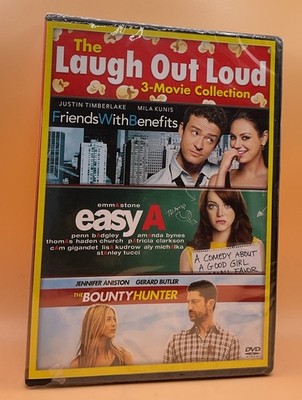 The Bounty Hunter / Easy A / Friends w Benefits DVD 2015 SEALED TRIPLE FEATURE
