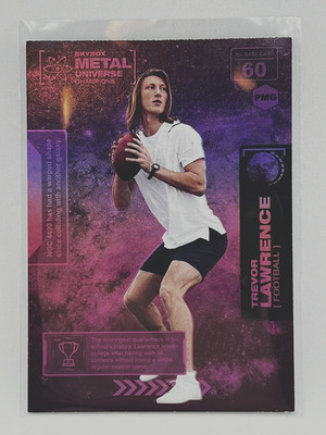 2021 Metal Universe Precious Metal Gems PMG Pink #60 Trevor Lawrence RC  /75