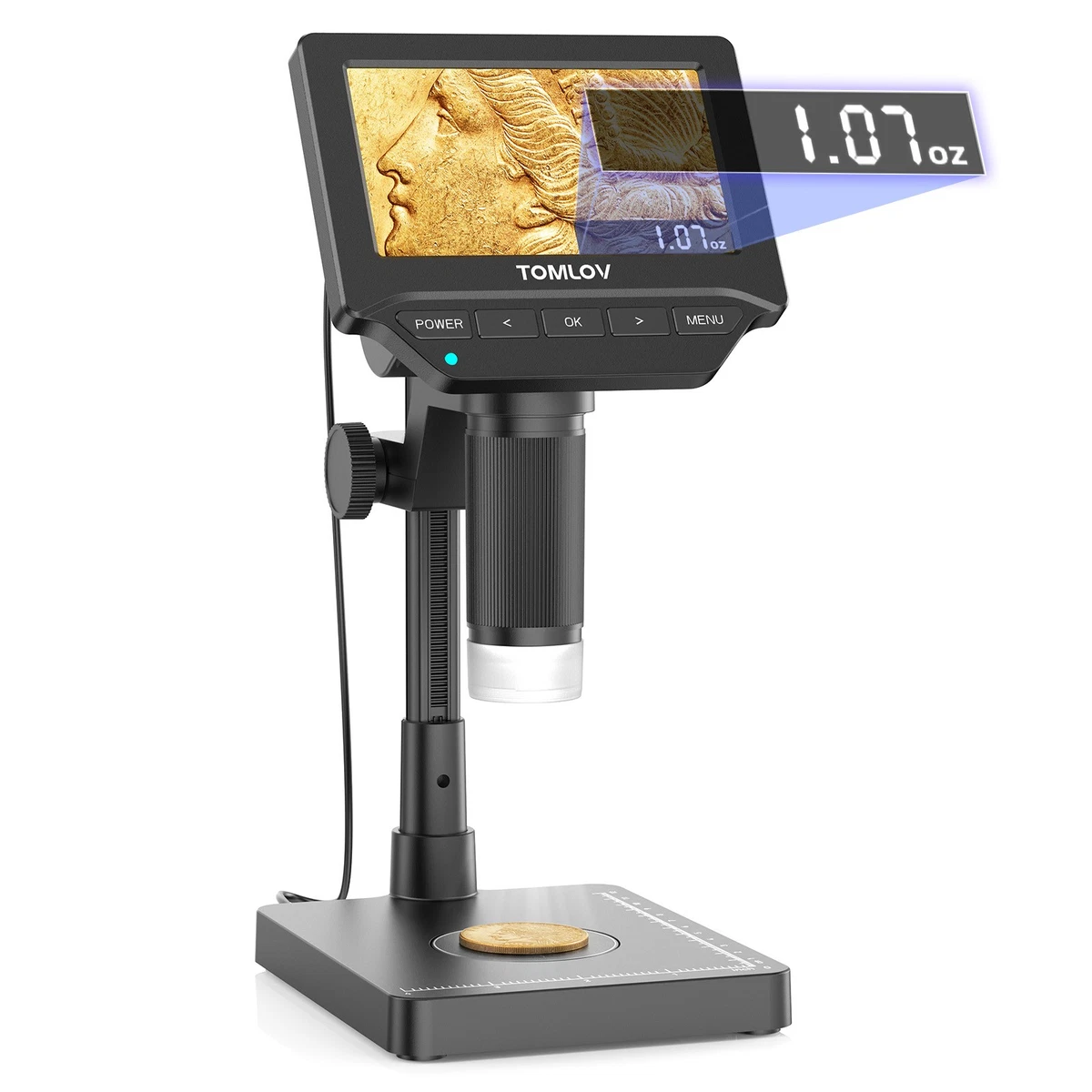 Microscope Camera Sunowl Digital Icroscope, 4.3 Inch USB Icroscope