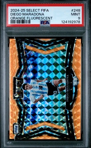 2024 Panini Select Diego Maradona Gold Prizm /10
