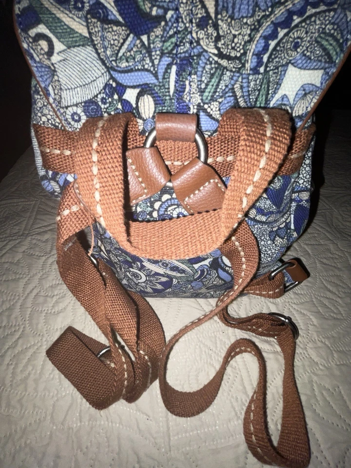 Sakroots Mochila Monedero Azul y Blanco 11x10” Artist Circle Excelente Estado Foto 4 de 4