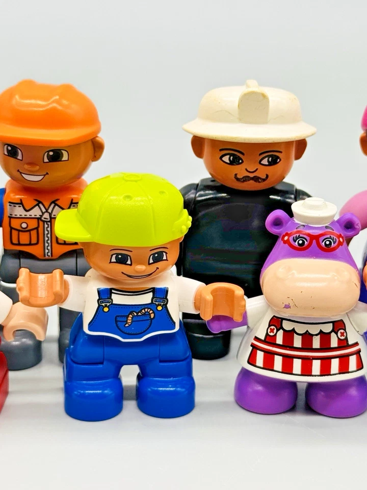 乐高 Duplo 工人 儿童 Doc McStuffins 消防员 建筑 9 件装 — 第 3/4 张图片