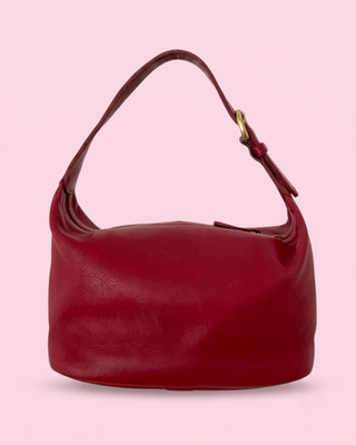 Coach Legacy Soho Mini Hobo Bag Dark Red Leather Vintage