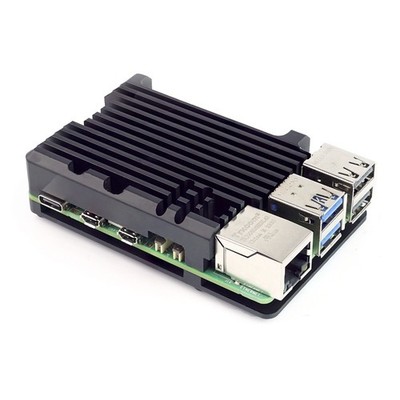 Armor Gehäuse für Raspberry Pi 5, schwarz