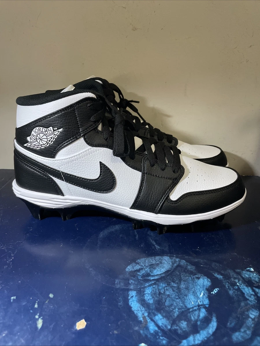 Preços baixos em Jordan 1 TD Cleat 2023 Mid Black White | eBay