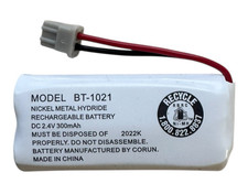 BT-1021 Rechargeable Battery for Cordless Handset Telephone