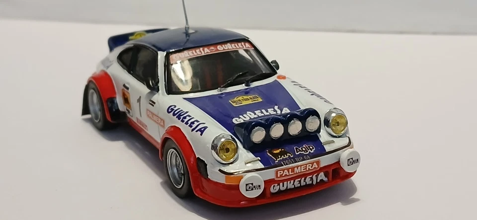 PORSCHE 911 sc ALTAYA 1/43 TRANSFORMADO EN ETCHEBERS RALLY ALAVA `81 - Immagine 3 di 4