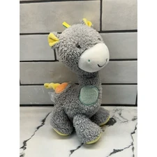 Okie Dokie Baby Stuffed Animal Plush Toy Gray Giraffe 10" 