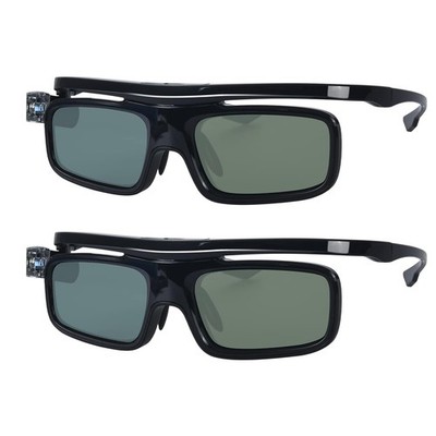 3D Glasses, Active Shutter Rechargeable Eyewear for 3D DLP-Link Projectors Cocar