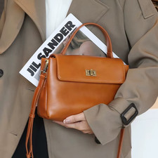 Women Cowhide Genuine Leather Tote Bag Lady Designer Luxury Soft Leather Handbag