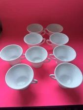 Vintage White Grapes Design Milk Glass Coffee Cup Indiana Colony Pre-Owned