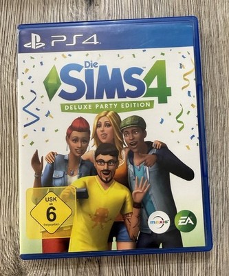 Die Sims 4 Deluxe Party Edition PS4 (Sony PlayStation 4) - sehr guter Zustand -