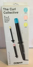 Conair The Curl Collective 3 in 1 Ceramic Curling Wand Pre-owned BL