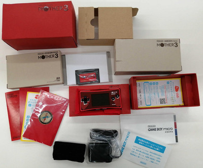 Nintendo Game Boy Micro Mother 3 Edition Console Deluxe Box From