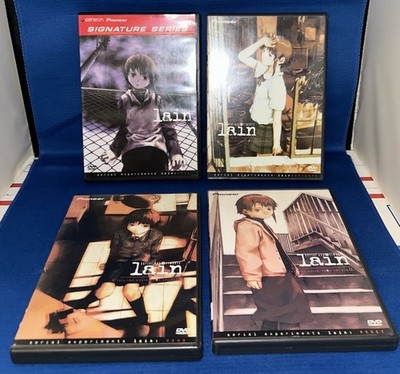 Serial Experiments Lain DVD Complete Series Pioneer 1999 Vol 1-4 Layers 1-13