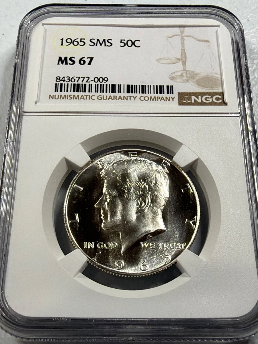 MS 67 Graded 1965 Kennedy US Half Dollars (1964-Now) for sale | eBay