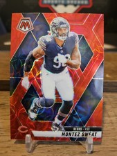 2025 MOSAIC MONTEZ SWEAT RED SCOPE FOOTBALL CARD BEARS NFL 