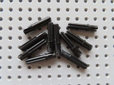 Lego 10 x Technic Achspin Verbinder 3l auf Achse 2l 18651 schwarz