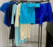 Wholesale Vintage 1980s Group of Women  s Clothing- 8 Total Pieces
