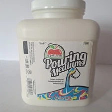 64oz Pouring Medium for Acrylic Paint, Fluid Art Supplies, Non-Toxic, Easy Flow