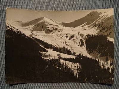 old postcard postcard Tatry Zachodnie Dolina Goryczkowa Tatras Poland