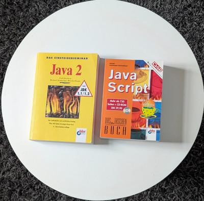 Konvolut Fachbücher Webseite und Internet, HTML, Java, Javascript, Dreamweaver