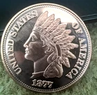 1877 * KEY DATE * 1 INDIAN HEAD PENNY exact shown