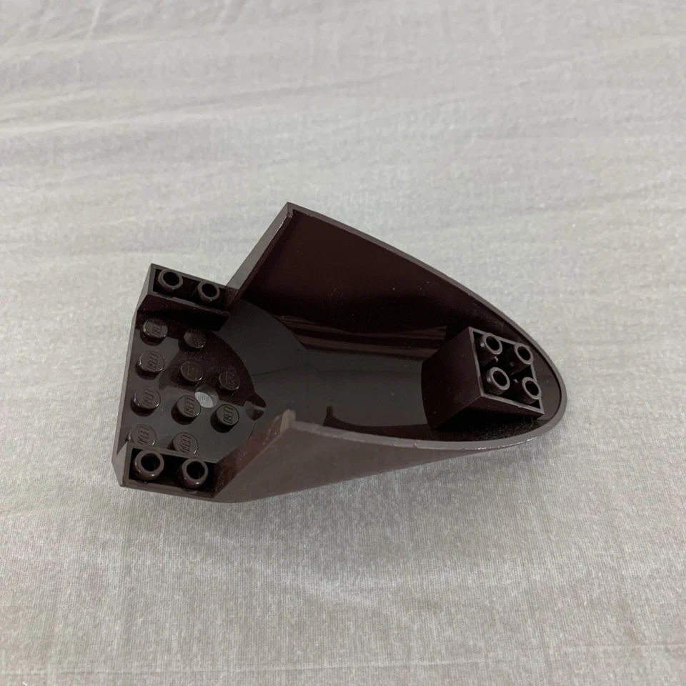 Lego Parte 87616 Fuselaje de Avión Curvo Sección de Popa 6x10 Marrón Oscuro Set 3817 Foto 3 de 4
