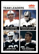 Rich Gannon  Charlie Garner  Jerry Rice  Rod Woodson  2003 FT #261 Raiders