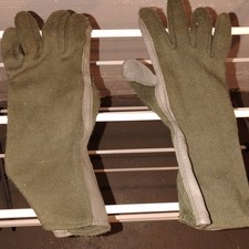 Full Finger Tactical Leather Gloves Green/Gray Lightweight