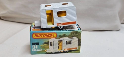 Matchbox 75 vintage 1970s models, No 31 Caravan, mint condition