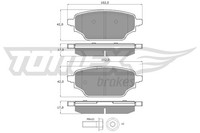 Tomex Brakes Bremsbelagsatz BremsklöTze Hinterachse FüR Renault Kangoo III