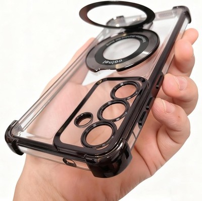 Clear Softcase with Ring Stand Phone Cover for Samsung Galaxy a36 5g & a56 5g