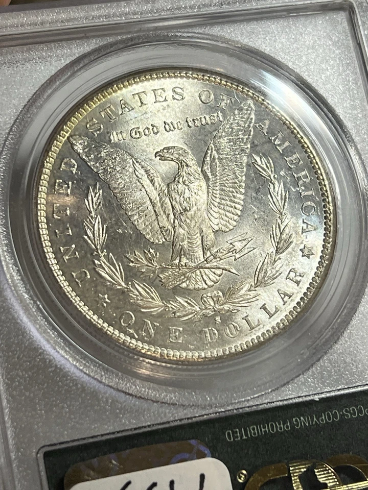 1881-S Morgan Dollar $1 PCGS MS66 CAC OGH Blast White Great Strike - Image 4 of 4