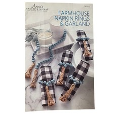 Annie's Creative Woman Kit of the Month Farmhouse Napkin Rings Garland 167