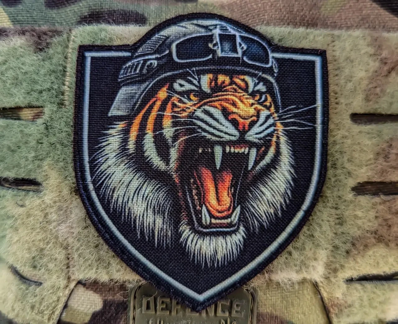 Combat Tiger Chevron, Patch