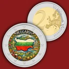 BULGARIA  / 2 Euro Coloured  UNC Color  Coin