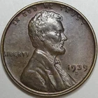 1939-D Lincoln Wheat Cent - XF (Lot#1)