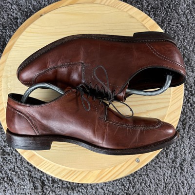 Allen Edmonds LaSalle Derby Men 10.5 Leather Brown Split Toe  display picture 1