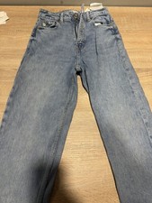 Zara Light Blue Cotton Adjustable Waist Girls Jeans Sz 9/134