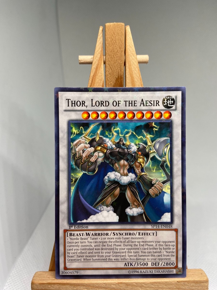 thor yugioh card Yugioh Thor, Lord of the Aesir + Odin Father of the Aesir + Loki Nordic Gods Set
