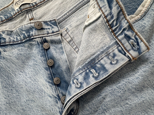 Pantalones de mezclilla holgados de tiro alto Abercrombie & Fitch años 90 nuevos con etiquetas - Talla 18R / 42x30 - VER DESCRIPCIÓN - Imagen 4 de 10