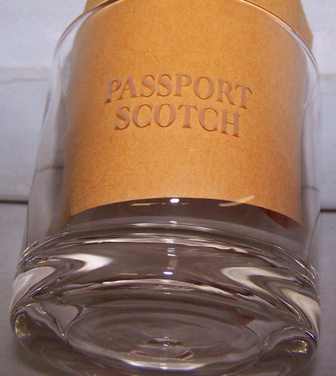 PASSPORT SCOTCH Whiskey Glass 3.5