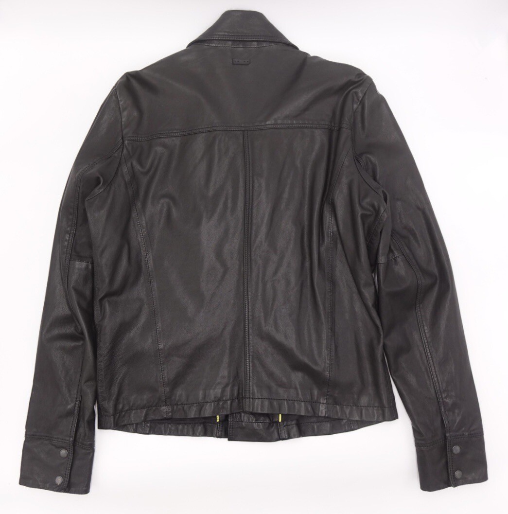 J.C. Rags Motorcycle Style Leather Jacket Men's XXL Black J.C. Rags Motorcycle Style Leather Jacket Men's XXL Black