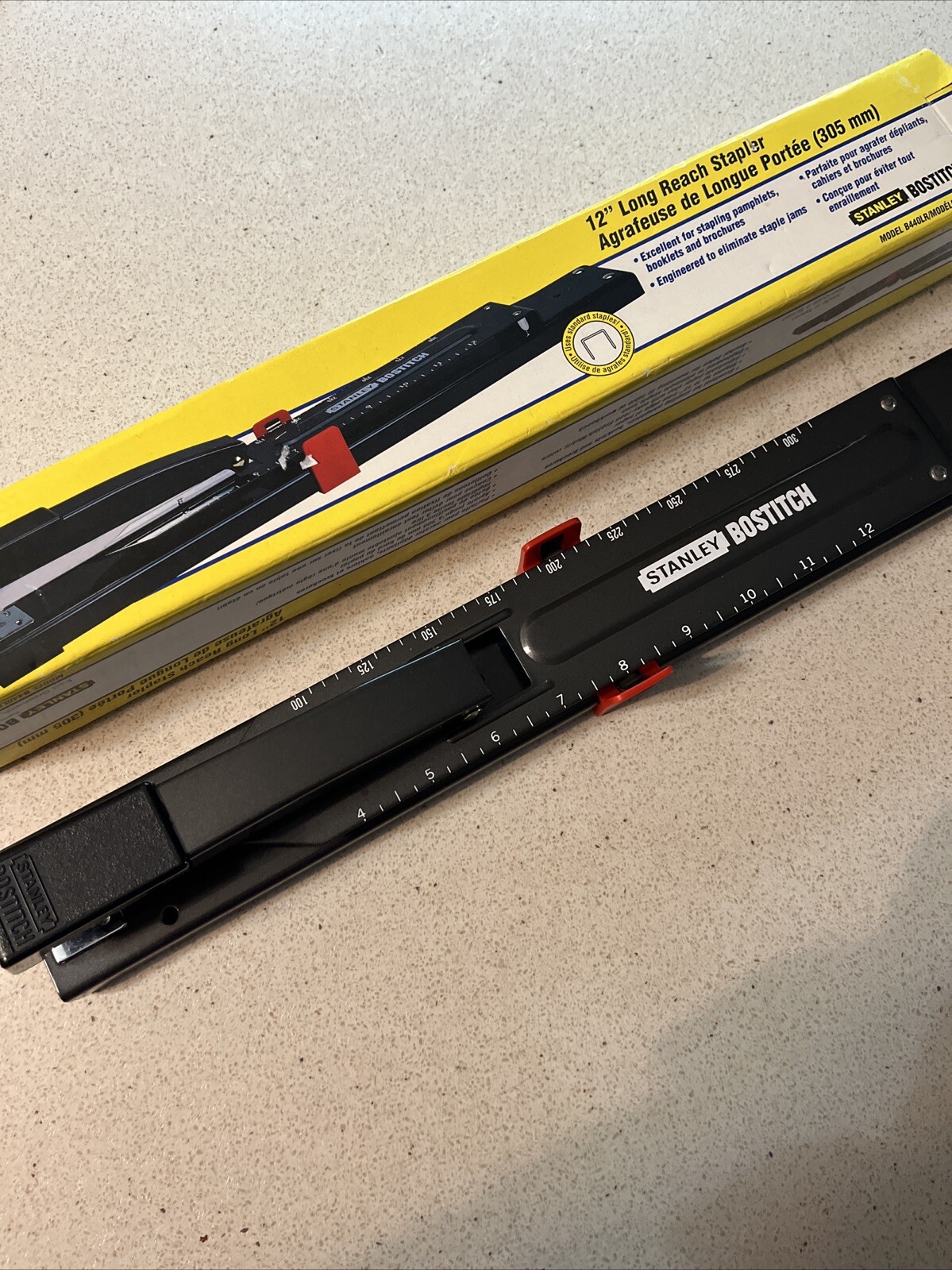 Stanley Bostitch B440LR 12-Inch Long Reach Heavy Duty Stapler-image