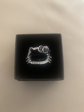 Hello Kitty Back Rhinestone Ring Size 7