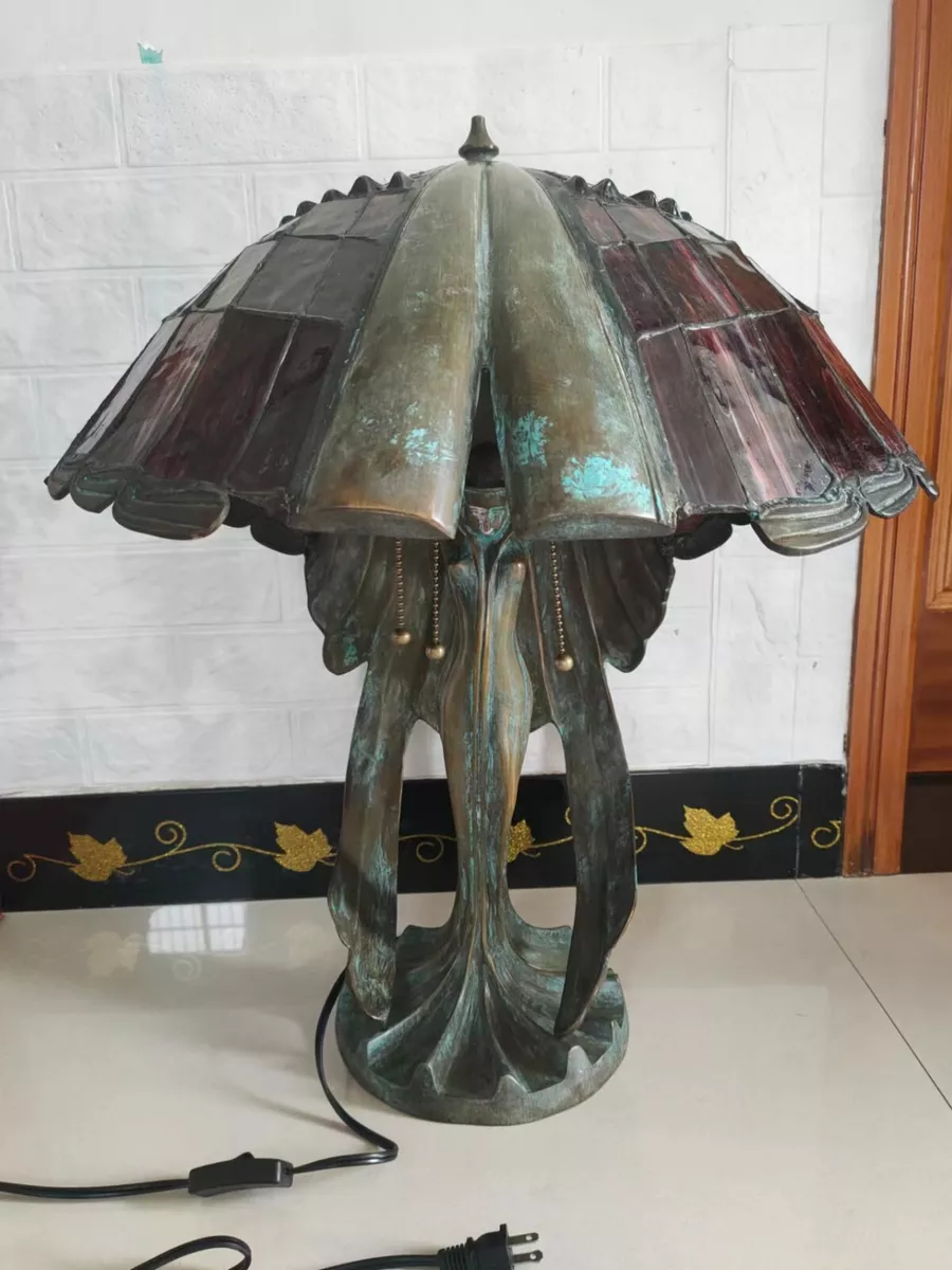 Tiffany lady lamp deals