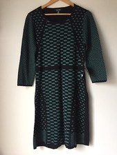 New Nine West Women’s Dot-Print Sweather Dress (Green-Black) Size:M