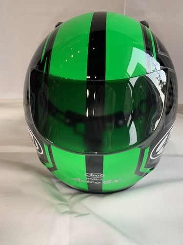 Arai Full Face Helmet Astro GX Spine Green Black New Size S 55-56cm From Japan - Picture 8 of 17